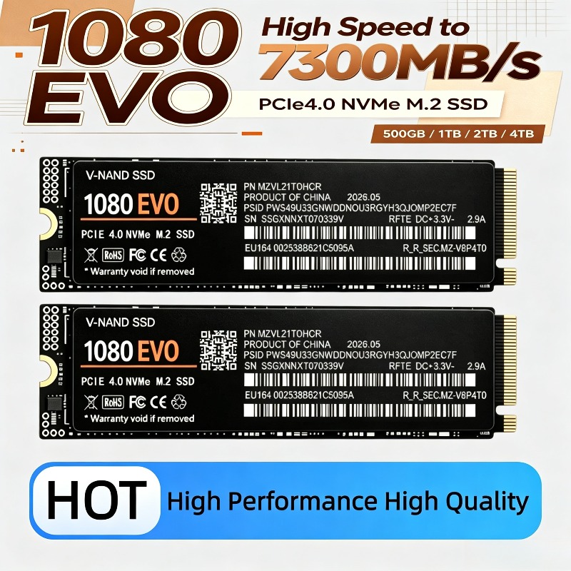 M.2 Nvme 4Tb Pcie 4.0 Ssd - 2026 NEW 1080 EVO M.2 NVMe