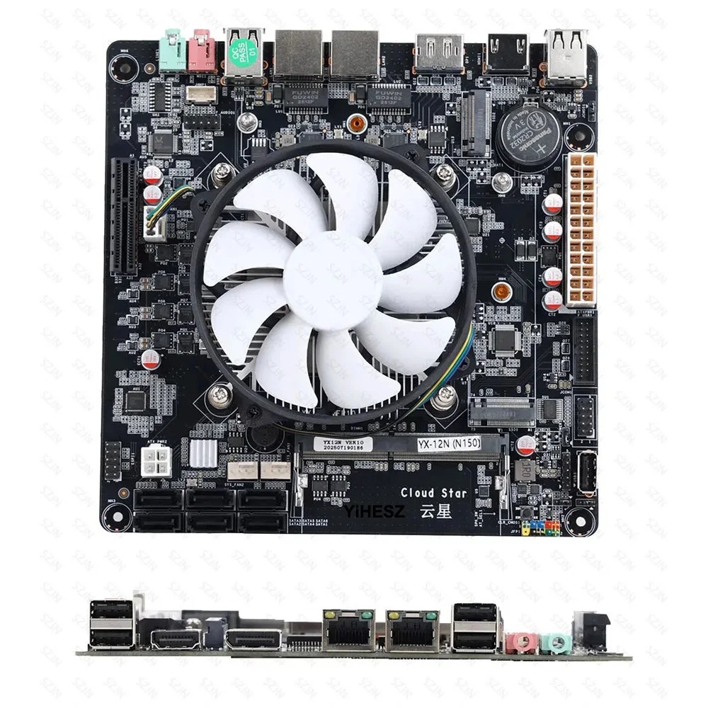 6-Bays N100/N150 NAS Motherboa - đánh giá và giá Nas Motherboard N100 6 Sata
