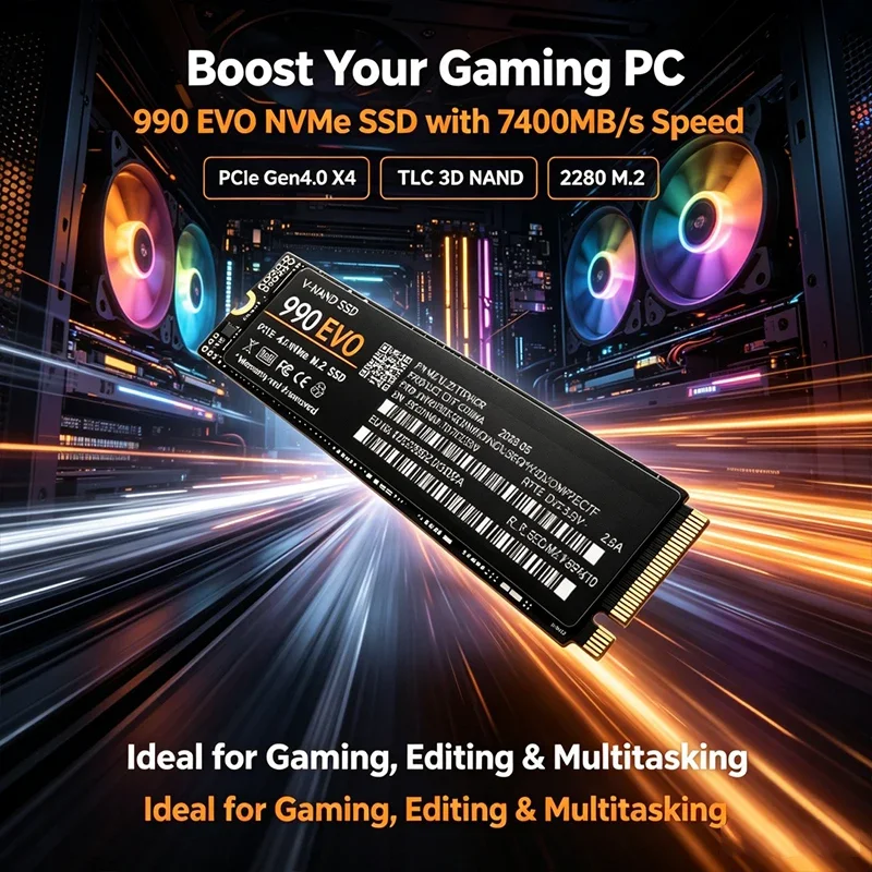 Gaming M.2 NVMe SSD 990 EVO PC - đánh giá và giá M.2 Nvme 4Tb Pcie 4.0 Ssd