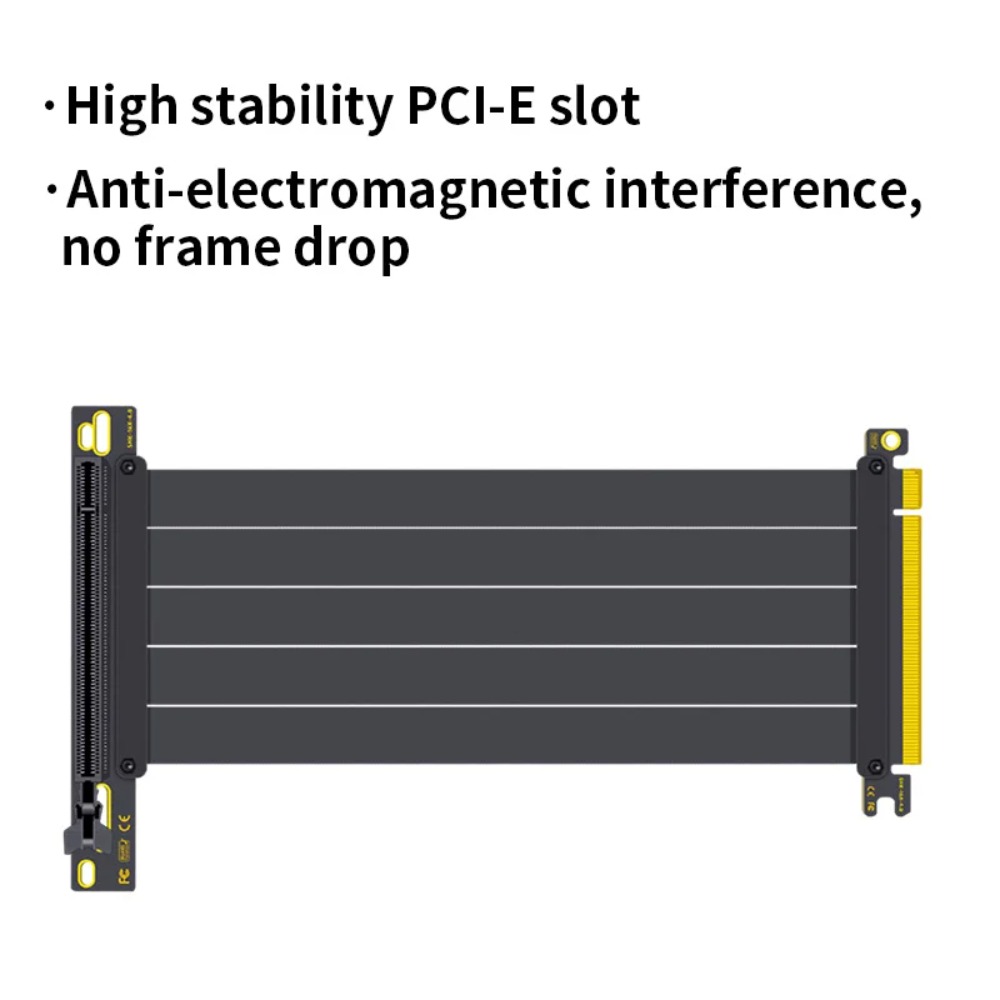 PCI‑E 4.0/3.0 X16 GPU Riser Ca - đánh giá và giá Pcie 4.0 X16 Riser Cable 90 Degree