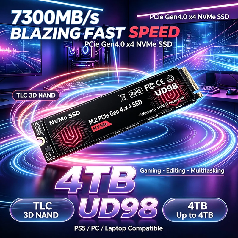 2026 New Original UD98 M.2 NVM - đánh giá và giá M.2 Nvme 4Tb Pcie 4.0 Ssd
