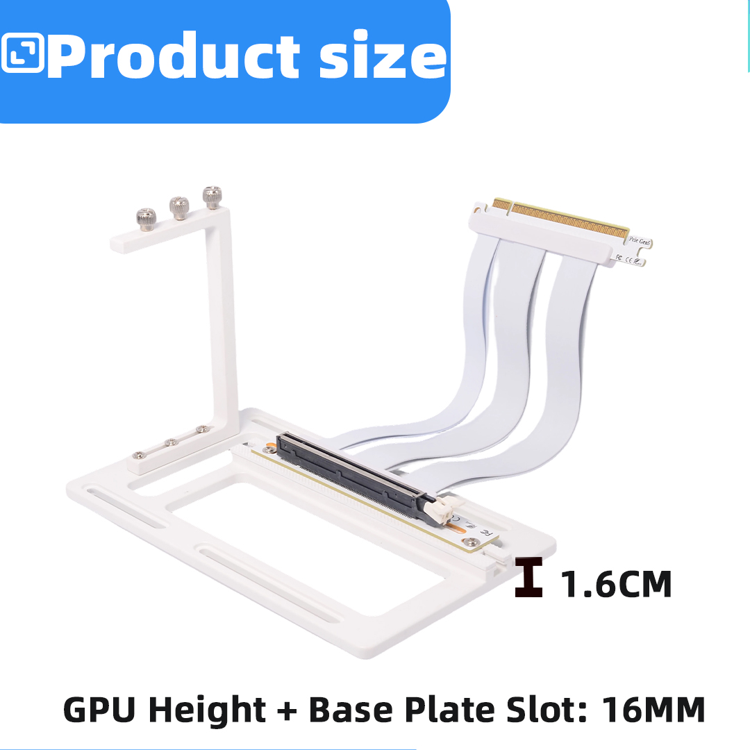 PCIe 5.0 /4.0 /3.0 X16 90 Degr - đánh giá và giá Pcie 4.0 X16 Riser Cable 90 Degree